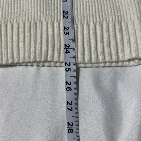 Pink Martini Cowl Neck Sweater Cream Brown and Grey Size Large - Picture 15 of 15